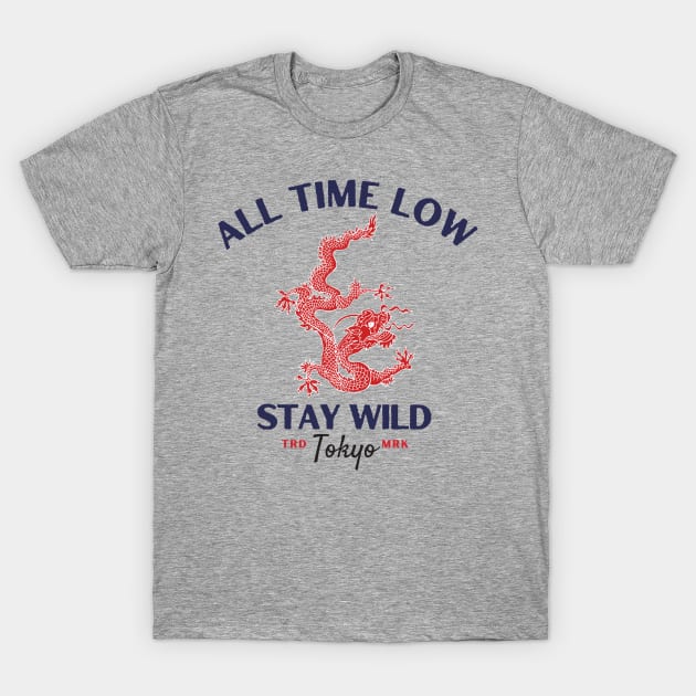 all time low red dragon T-Shirt by Ollie_kota